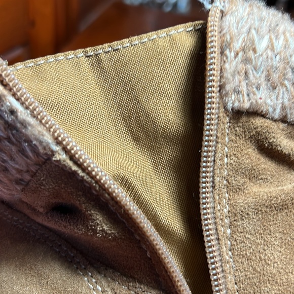 KHOMBU Womens Leather Winter Boots Size 8M. - Picture 11 of 12